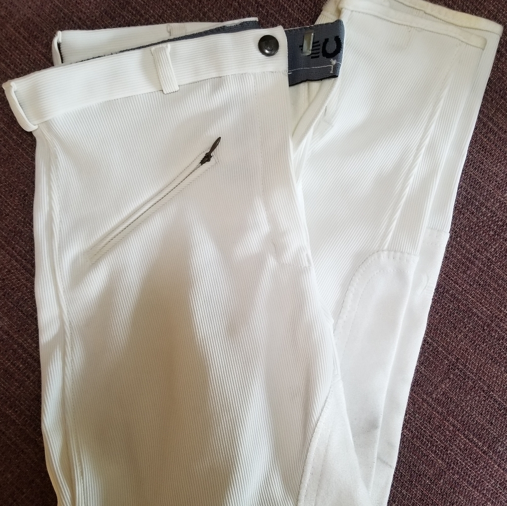 Tuffrider white breeches